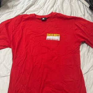 $uicide boys red barcode t shirt men’s size XL